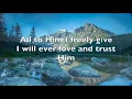 UCKG songs - I surrender all