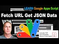 Apps Script UrlFetchApp Get URL Data and output to Web App Create web App doGet Method Workspace