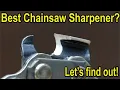 Which Chainsaw Sharpener is Best Let s find out Stihl Granberg Chicago Electric Oregon