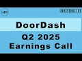 DoorDash Q2 2025 Earnings Call Q2 2025 Earnings Conference Call Q2 2025 Results