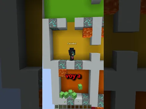 Calce vs Star Torre de diamantes💎 #minecraft #shorts