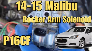 2014-2015 Chevrolet Malibu Check Engine Light Code P16CF P16D0 - Rocker Arm Actuator Replacement