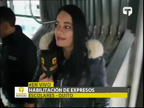 Habilitación de expresos escolares - Quito