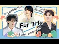 Lagu Chen Zheyuan x THE8 x JUN: A fun trio in Youth Periplous! Enjoying time together!