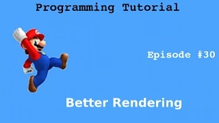 Java Programming Tutorial Super Mario game Better Rendering