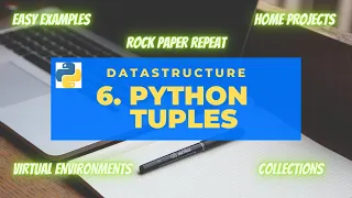 Tamil Python Programming 6 Tuples Datastructures Working with Tuples PyCharm ScreenRecord