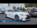 2020 Lexus RC 300 Coupe San Jose San Francisco Fremont Santa Cruz Morgan Hill