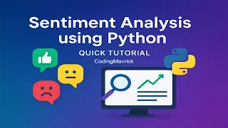 Sentiment Analysis using Python Full Tutorial for Beginners Live 2025 E-67