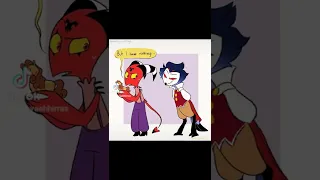 Kid Version of Stolas gives Blitz a horse in exchange for a hug