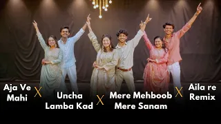 Couple Dance Choreography | Aaja Ve Mahi X Uncha Lamba Kad X Mere Mehboob Mere Sanam X Aila Re