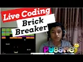Making a Brick Breaker Game Live Pygame Coding Desires