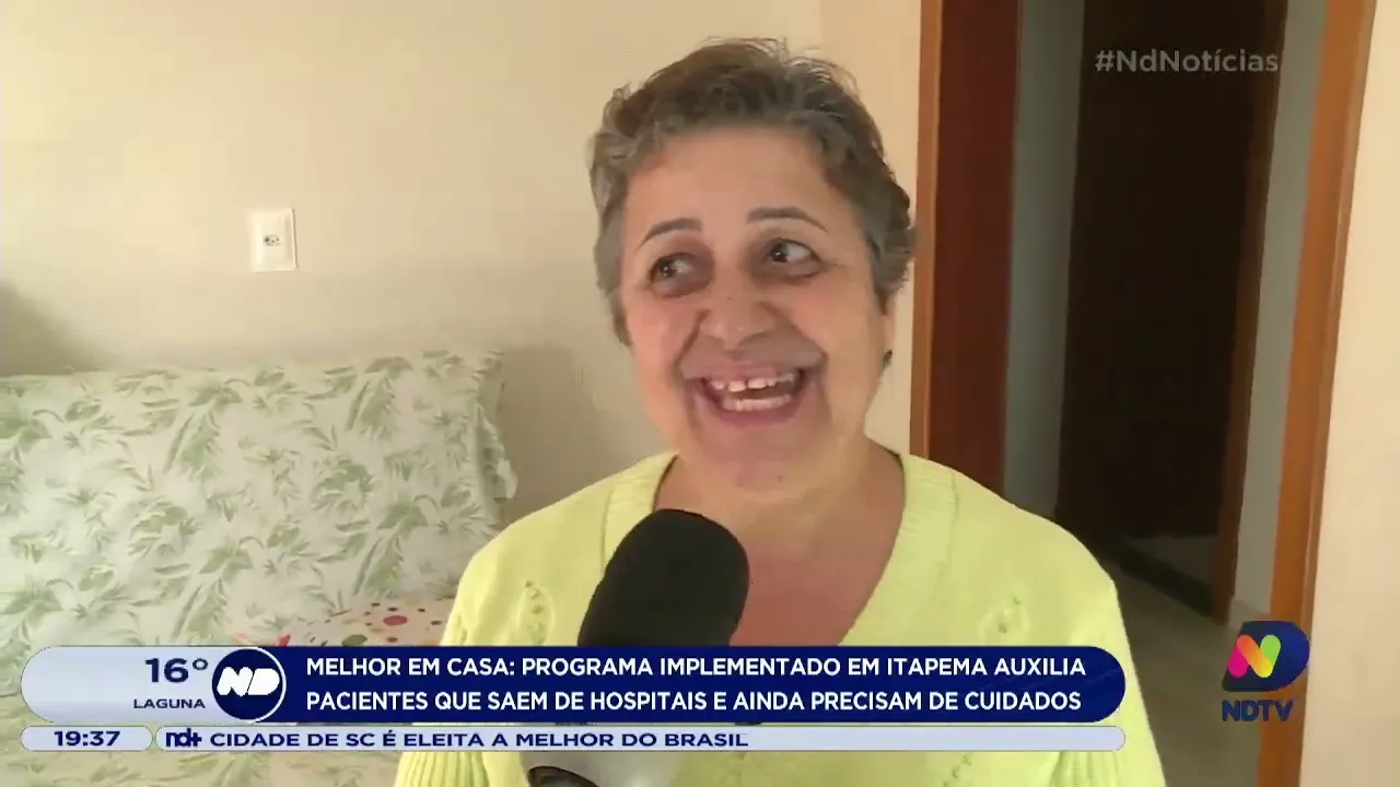 Itapema cria programa para auxiliar pacientes que precisam de cuidados em casa