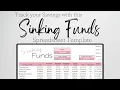 Sinking Funds Tracker Sinking Funds Excel Template Sinking Funds Excel Spreadsheet Google Sheets