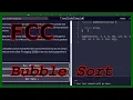 Bubble Sort - FreeCodeCamp Challenge