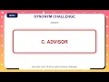 Synonym Challenge Similar Words Quiz Practice