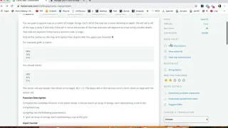 Hackerrank CavityMap Javascript