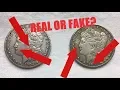 How can I tell if my Morgan Silver Dollar is real or fake