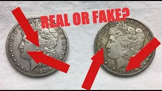 How can I tell if my Morgan Silver Dollar is real or fake