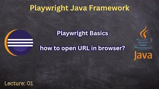 Playwright Java Tutorial for Beginners Launch Browser Get Title URL Close Browser