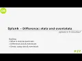 Splunk - Difference between stats eventstats command