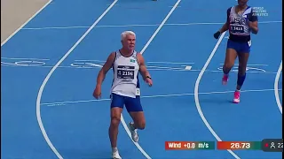 Чемпионат мира 2026. Смогу ли пройти в полуфинал? М65 - 200 м. Первый раунд.