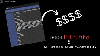chaining phpinfo php with this misconfiguration can earn you 