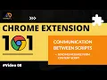 Send Message from Content Script JS to Background JS Chrome Extension 101 08 TUTORIEX