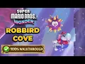 Super Mario Bros Wonder - Robbird Cove 100 Completion All Seeds and Coins