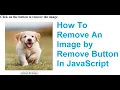 How To Remove An Image By Remove Button In JavaScript
