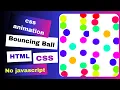 Learn How to Make Bouncing Balls Animation with CSS in 11 Minutes