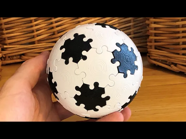 Snap Ball (Truncated Icosahedron)  video thumbnail
