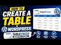 How to Create a Table in WordPress Website TablePress WordPress Tutorial