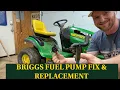Briggs and Stratton Fuel Pump Replacement - 6 QUICK FIX