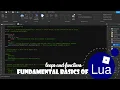 ROBLOX Tutorial - Fundamental Basics of LUA