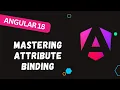 34 Mastering Attribute Binding in Angular Complete Guide -