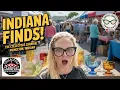 Best Flea Market in Indiana Shopping Collectors Carnival in Princeton Antique Vintage Haul