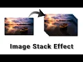 Image Stack Effect Image Hover Effect Using CSS