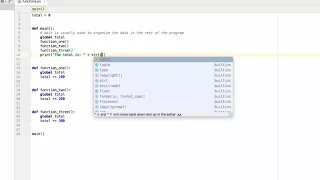 PRG 105 Global Variables in Python