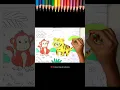 Coloring Jungle Scenery - Coloring pages