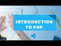 INTRODUCTION TO PHP WHAT IS PHP PROGRAMMING PHP TUTORIAL FOR BEGINNERS