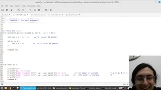 Optional Parameters in C - Default arguments and function overloading