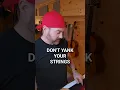 Tips Don t Stretch Your Guitar Strings After Changing Them