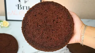 MASSA CHIFFON DE CHOCOLATE FOFINHA 🍫 Forma 18x10 | Rende até 3 KG!