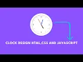 Javascript Clock Working Analog Clock UI Design HTML CSS