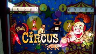 1973 Bally Circus EM Pinball 