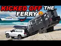 Download Lagu We got KICKED OFF the BOAT 🤬 \u0026 Near Caravan Disaster Beach Camping Stradbroke island