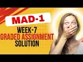 MAD1 week7 graded assignment and LAB ACTIVITY solutions