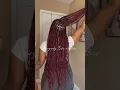 Download Lagu Burgundy Boho Knotless Braids ‼️✨ #viral