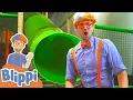 Download Lagu Learning At The Kids Club Indoor Playground With Blippi | Educational Videos For Kids