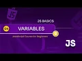 JS Basics for Beginners 04 Variables